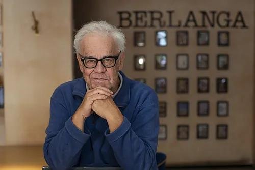 José Luis Berlanga, en su restaurante frente al Retiro.