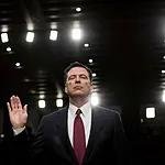 El ex director del FBI, James Comey, ante el Comité Selecto de Inteligencia del Senado en el Capitolio, archivo.