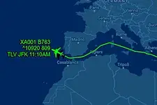 Benjamin Netanyahu ha desviado su ruta en avión 600 kilómetros. El objetivo era claro: evitar sobrevolar países en los que podría ser arrestado por crímenes de guerra, como España y Francia. En la web de rastreo de vuelos Flightradar24, como puede verse en el vídeo, se aprecia perfectamente el desvío de la aeronave, que sí ha pasado brevemente por Grecia e Italia.

El mandatario israelí viajaba a EEUU, donde va a pronunciar un discurso ante la ONU y días posteriores tiene agendado visitar la Casa Blanca y reunirse con Donald Trump.